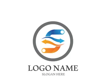 S letter creative icon logo design elegant vector illustration preview picture
