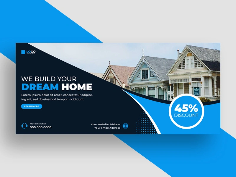 Real Estate Agency Facebook Cover Ver-2