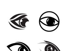 Eye logo icon design template illustration