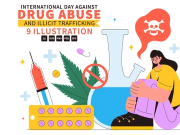 9 Drug Abuse and Illicit Trafficking illustration preview picture