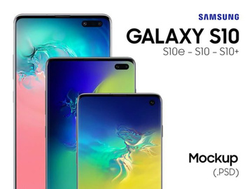 Samsung Galaxy S10 - Free PSD Mockups preview picture