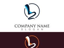 Chair furniture logo image creative design modern vector template