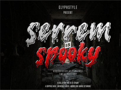 Serrem Spooky Two Style Font