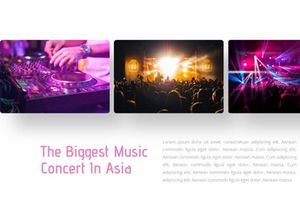 Glowfest Music PowerPoint Template