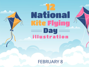 12 National Kite Flying Day Illustration preview picture
