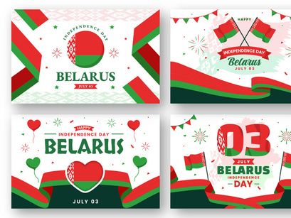 12 Belarus Independence Day Illustration