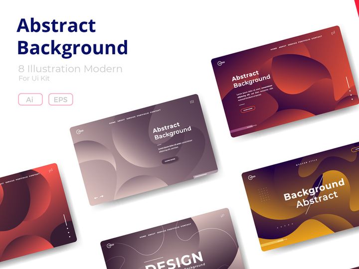 Abstract 3D background trendy