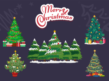 Merry Christmas Pine Tree Decoration Gift preview picture