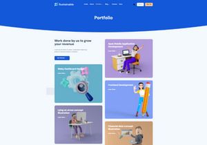 Sustainable Pro NextJs Template to Build Portfolios