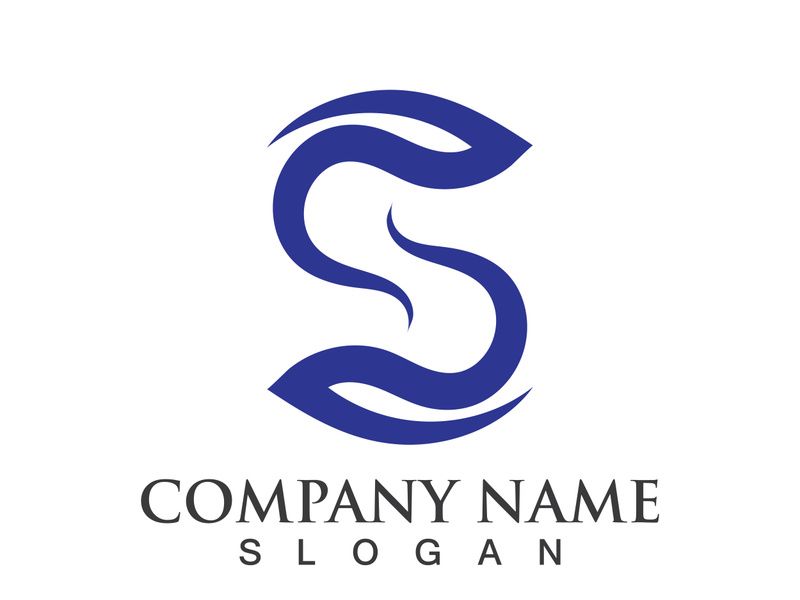 Business corporate S letter logo design vector