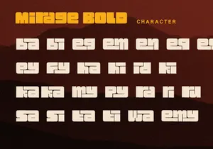Mirage Bold - Bold Display