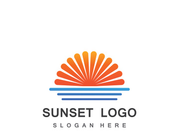 Sun logo design with a modern concept. preview picture