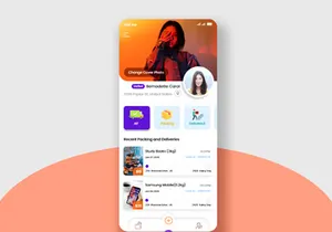 Courier or Postal Mobile App UI Kit