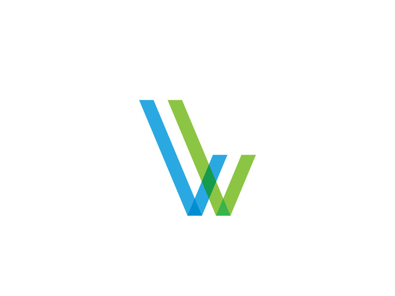 W Letter vector illustration icon Logo Template