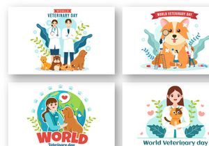 16 World Veterinary Day Illustration