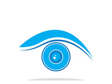 Branding Identity Corporate Eye Care vector logo design