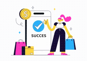 10 Order Successful Vector Illustration