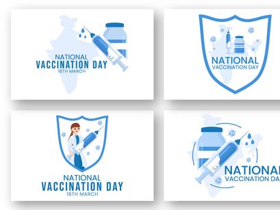 12 National Vaccination Day Illustration