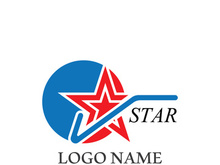 Star icon template vector illustration design
