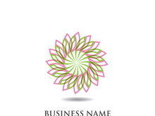 flower vector icon design template illustration