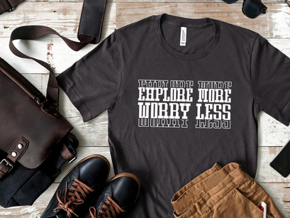 Mountain Vector - Vintage Slab Serif