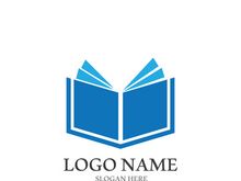 Digital book logo technology vector icon design
