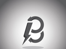 B letter logo template vector illustration