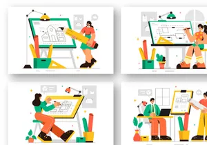 9 Drafting Working Illustration