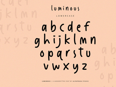 Luminous - Handwritten Font