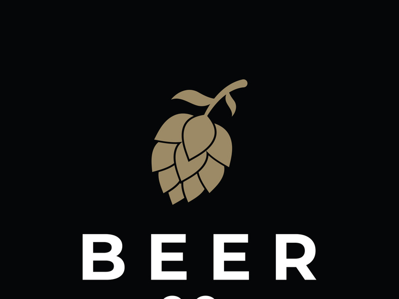 Premium quality vintage craft beer logo template. For badges, emblems, beer companies, bars, taverns.