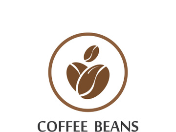 Coffee bean logo for cafe, business, label. preview picture