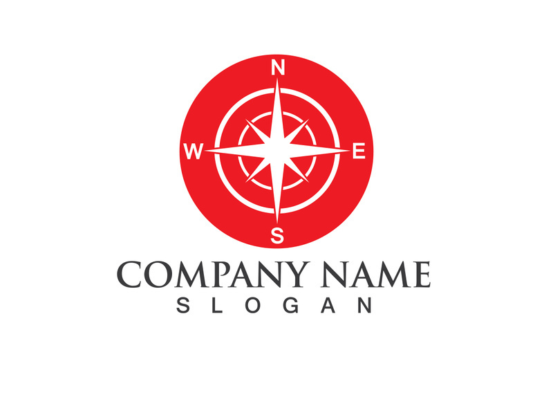 Creative Compass Concept Logo Design Template