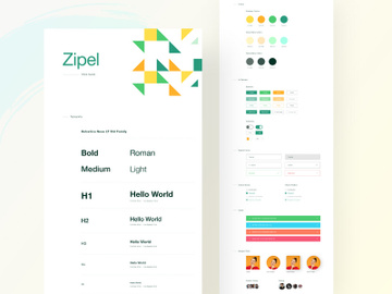 Zipel-UI Style Guideline preview picture