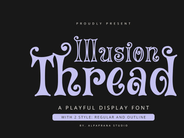 Illusion Thread - Display Font preview picture