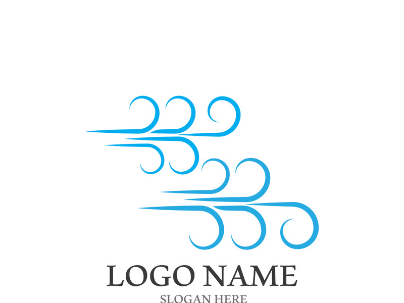 Wind icon vector illustration design template