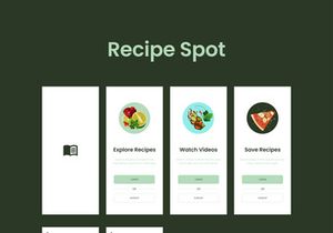 Recipe Spot - Food Recipe App UI Kit