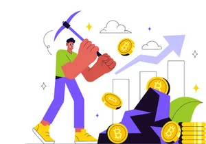 10 Bitcoin Mining Illustration