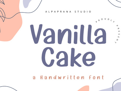 Vanilla Cake - Handwritten Font