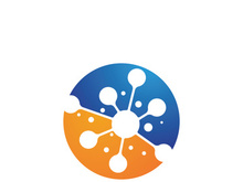 Molecule vector illustration design