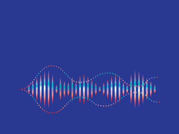 Background sound waves icon logo illustration vector design preview picture