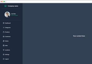 HTML5 Dashboard Template