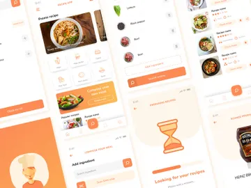 Recipe App Design Concept preview picture