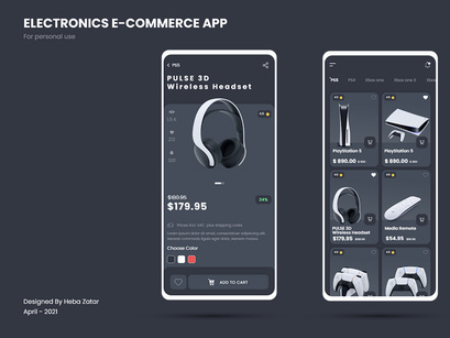 Electronics E-commerce App