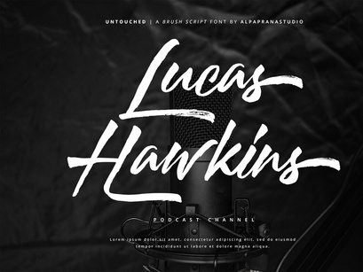 Untouched - Brush Script Font