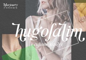 Marjourry modern serif display font