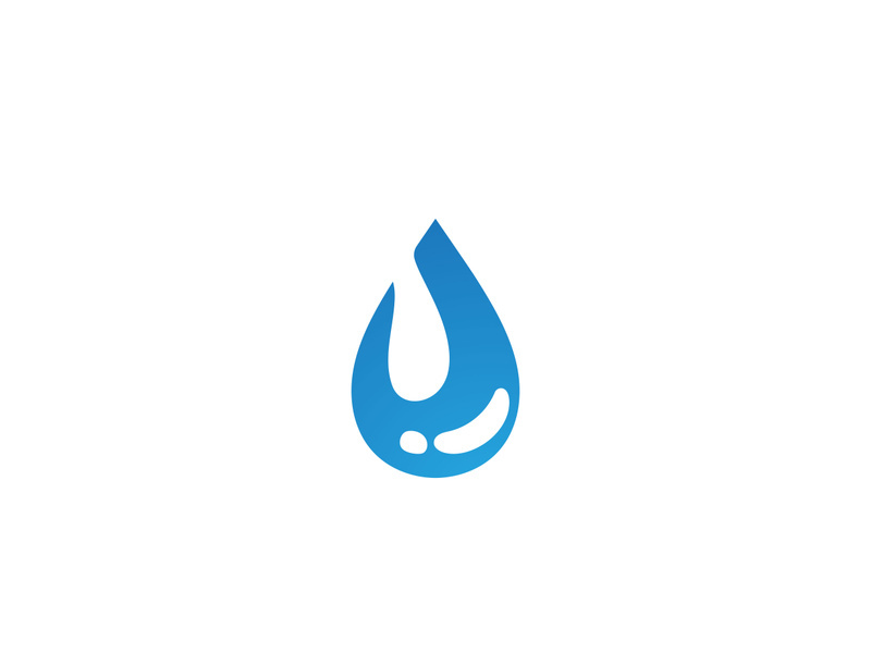 Water drop Logo Template vector illustration design - Vector.