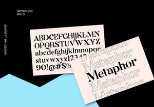 Metaphor Free Display Font