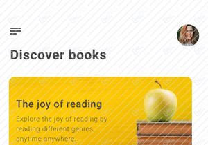 E-Library app UI