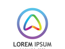 modern and creative initial letter A logo.