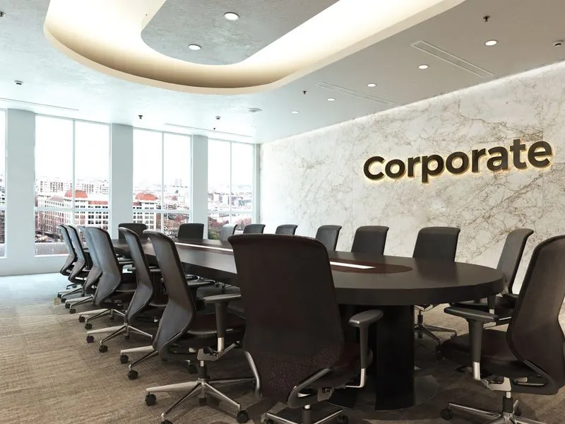 3D Corporate Logo Mockup